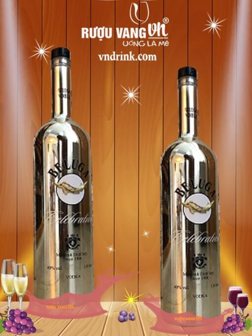 Rượu Vodka Beluga Noble Celebration vàng chính hãng