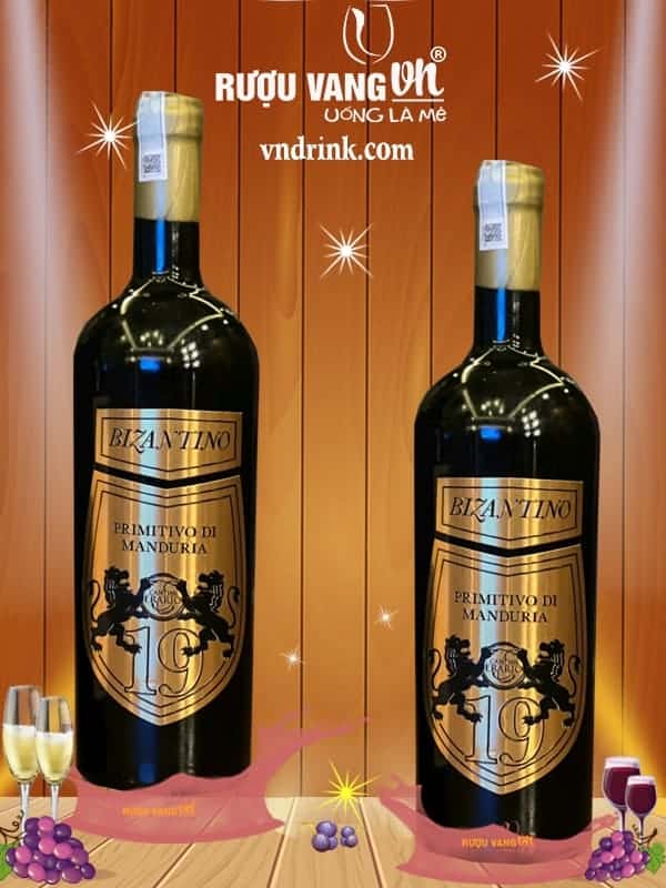 rượu vang bizantino primitivo di manduria